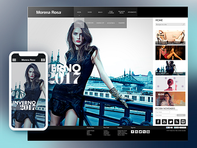 Morena Rosa - Visual Design photoshop ui design ux visual design