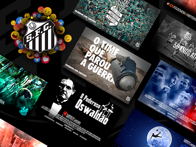 Santos FC - Social Media design photoshop socialmedia socialmediadesign visualdesign