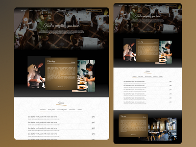 Restaurant Design branding graphic design ui