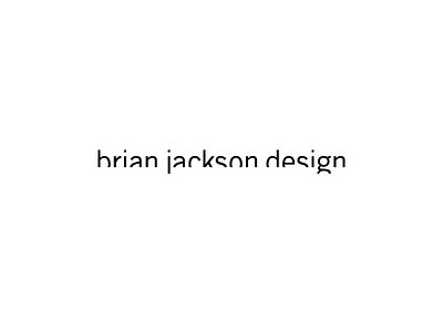 Brian Jackson Design Logo