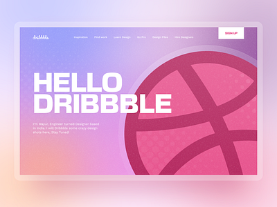 Hello Dribbble (Once again)