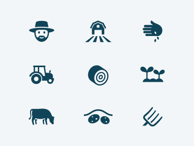 Farming Icons agriculture black farming icon set icons illustration single color symbols ui vector