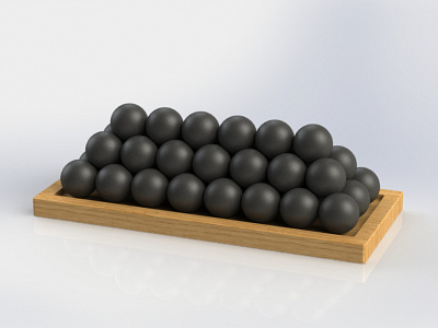 cannon balls pile