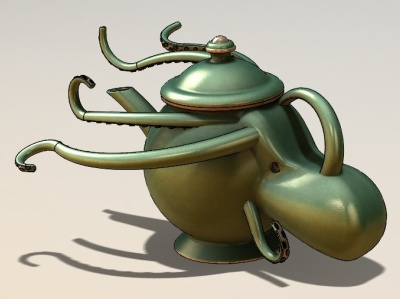 Octopus teapot 3d model 3d modeling 3dmodel 3dmodeling cattle design octopus octopus logo pot solidworks tea teapot
