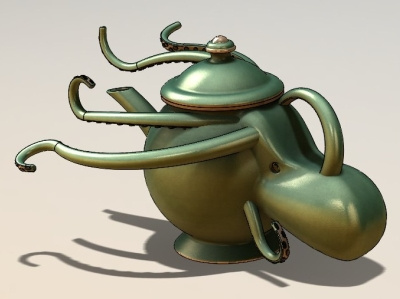 Octopus teapot