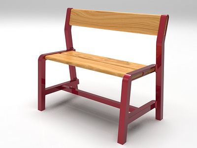 IKEA YPPERLIG Children's bench 3d model 3d printing 3dmodelling cad cadcam design fabrication solidworks