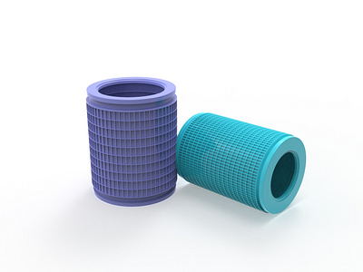 3D printable brick pattern rollers