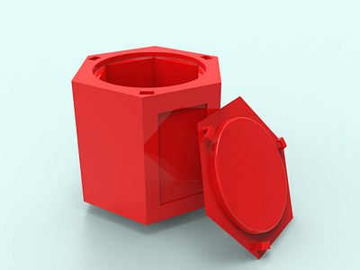 3d printable container