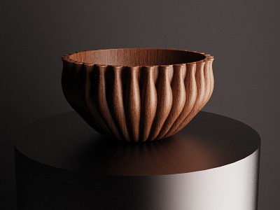 Wooden bowl 3d model 3d modeling 3d printing 3dmodel 3dmodeling bowl keyshot render solidworks wooden