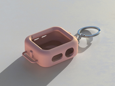 Apple watch case with key holder 3d model 3d modeling 3d printing 3dmodel design solidworks
