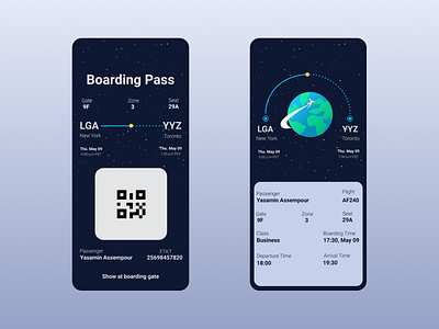 Plane ticket booking app