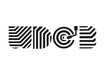 WDCB blackandwhite flat logo minimal vector