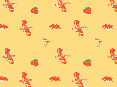 California Pattern california design illustrator minimal pattern surface design vector