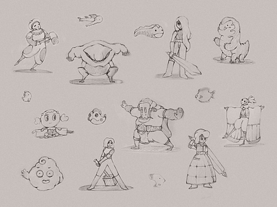 Character Exploration 01 2d cartoon character illustration ilustracion sketch