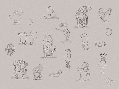 Character Exploration 02 2d cartoon character illustration ilustracion sketch