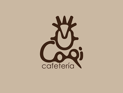 Copi Coffee Shop branding brown cafeteria coffee design identity illustration logo marca organic