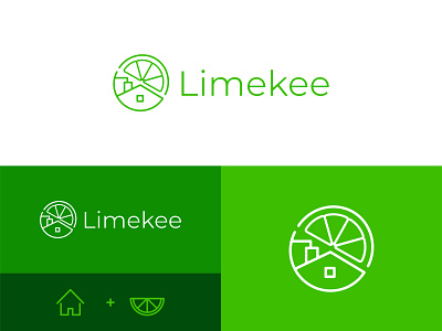 Limekee Brand brand branding design green logo marca minimalist vector