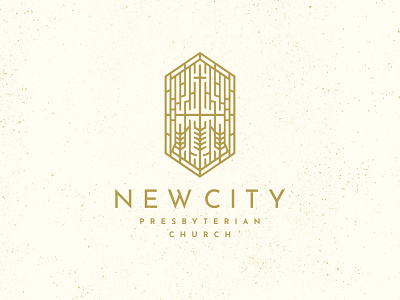 New City Church Logo branding christian church graphic design hand drawn identity illustration logo