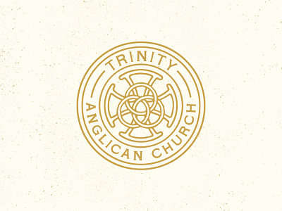 Trinity Anglican Church Logo bible branding christian church drawing graphic design hand drawn identity illustration logo typography