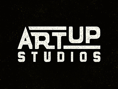ArtUp Studios Logo brand branding company hand drawn hand drawn type logo logo design typography unique