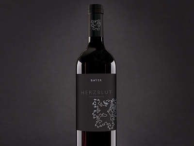Herbeit Bayer Wine - Austria bottle label graphic graphic design label label design product design wine
