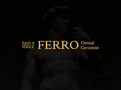 Ferro Dental Ceramist - Branding brand brand identity branding ceramist dental logo logo logo design studio
