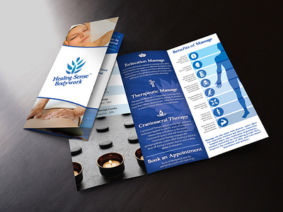 Healing Sense Bodywork Tri-fold Brochure