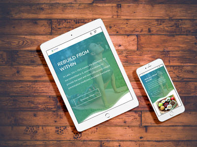 Vivitris Website Design healthy healthy lifestyle mobile ui ui web design website design
