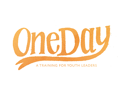 Youth Ministry Training Logo hand lettering logo one day pen texture youth ministry