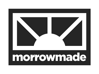 Morrowmade sunrise logo logo minimalist sunrise