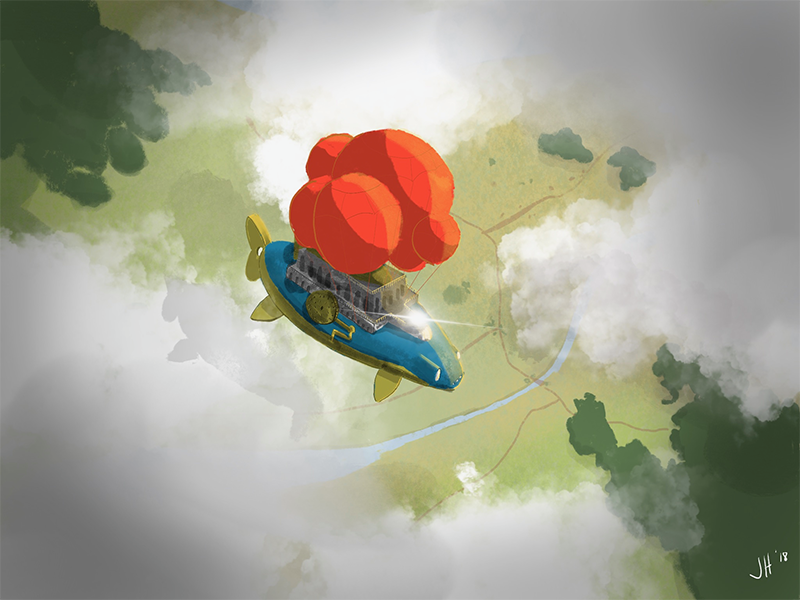 Concept art for children's book thepolarisaway childrens book kids book procreate concept art