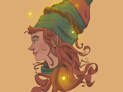 Pheris the Steward, Queen of Fairies character elf elves fairies fairy fantasy illustration queen