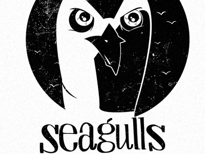 Seagulls Band T-Shirt bands illustration punk rock seagulls t shirt