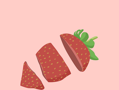 strawberry fruit illustration art illustrator strawberry strawberry illustration vitamin