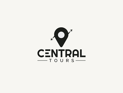 Central Tours branding design graphic design icon illustration logo mark minimal type typography vector