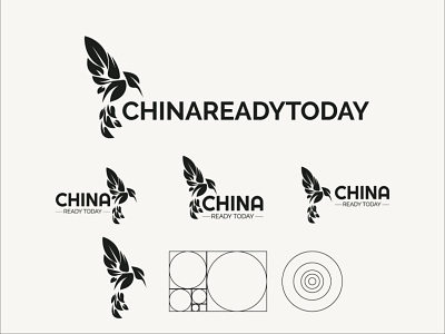 Chinaready today branding design flat graphic design icon illustration logo mark minimal vector