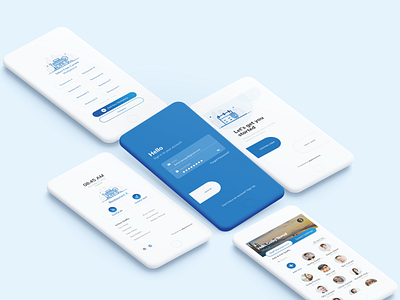 FACE ATTENDANCE branding face mobile app design