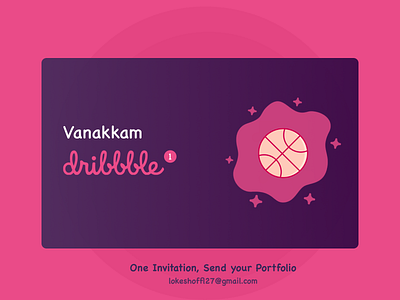 One Free Dribbble Invite design dribbble dribbble invite free invite invite invite design