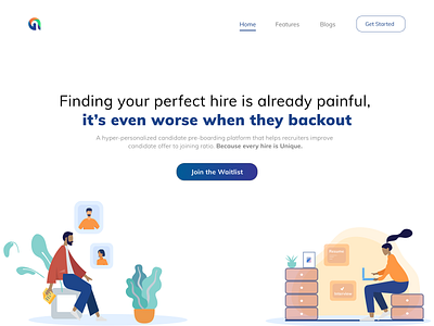 HR Agency Landing Page