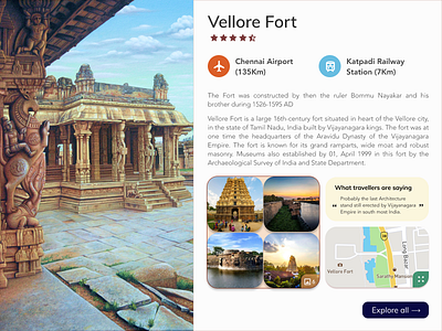 India Tourism - Vellore Fort Tamilnadu