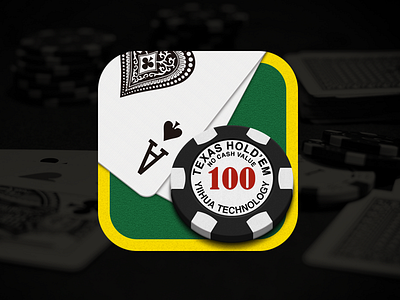 Texas Poker icon for iOS chip icon ios iphone poker texas