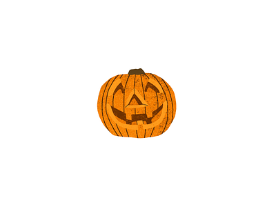 Jack-o'-lantern halloween illustration jackolantern procreate pumpkin