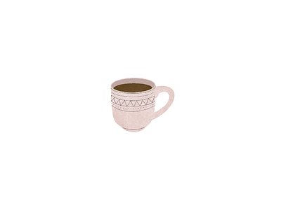Coffee coffee cup illustration mug procreate tea