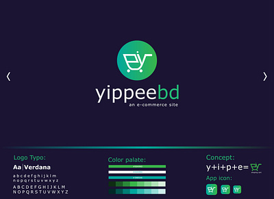 yipeebd logo design brand brand identity e commerce gradient graphicdesign logo logo mark modern logo