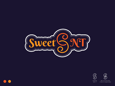 Logo Design-Sweets NT australia australian brand brand identity design food leaf letter s logo logo mark logos mascotlogo negative space logo shop sugar sweet sweet shop sweetlogo sweets wordmark