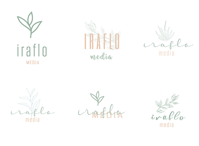 iraflo media - Logo Exploration boho boho design boho style country vibes cute art etsy etsy style floral design flower design green greenery greens leaf leaf logo leafy design logo logo exploration videography wedding business