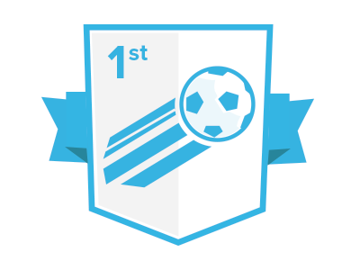 First Goal Badge badge game soccer