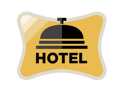 Hotel Badge badge bellhop hotel patch