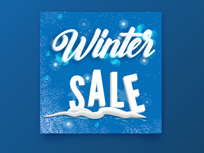 Winter Sale poster