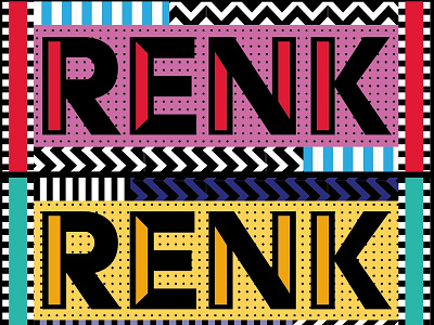 Renk Renk Poster Design Process